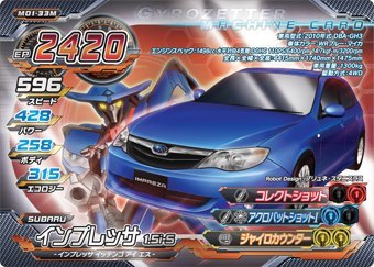 超速変形ジャイロゼッター　M01-33M　インプレッサ　1.5i-s