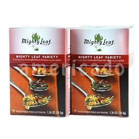 �}�C�e�B�[���[�t�@�o���G�e�B�[�@�Q���Z�b�g Mighty Leaf Variety Tea Packs 2 Box Set