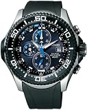 CITIZEN (�V�`�Y��) �r���v PROMASTER �v���}�X�^�[ �A�N�A�����h ���[�Z���T�[ Eco-Drive �G�R�E�h���C�u �_�C�o�[�Y�E�H�b�` PMT56-3031 �����Y