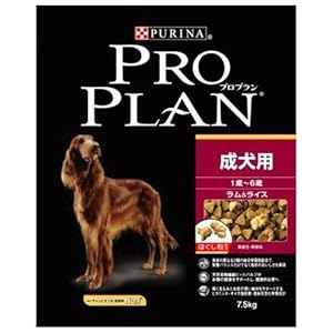 【クリックで詳細表示】プロプラン 成犬用 ラム＆ライス 7.5Kg