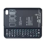 �T�C�Y M Design iPhone4/4S�p AIR SLIDE KEYBOARD CASE2 Bluetooth�ڑ��L�[�{�[�h �u���b�N MDKC-IP4S-BK