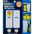 ELPA ���^�X�����A���[�� �Ռ����m�^�C�v 2�Z�b�g �p�[���z���C�g ASA-S11-2P(PW)