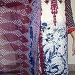 Multi Floral Cashmere Dress Material With Dupatta