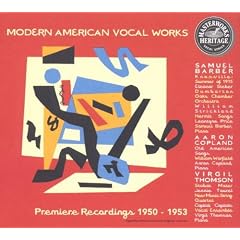 HERITAGE Modern American Vocal Works - Barber, Copland, Thomson