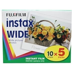 【クリックで詳細表示】FUJIFILM ワイドフイルム INSTAX WIDE 10×5Packs