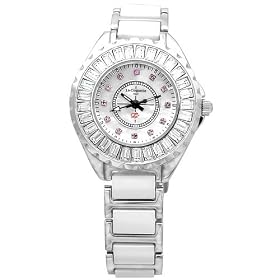 [���R�P�b�e�B]La Coquuette �r���v �z���C�g�Z���~�b�N ���f�B�[�X�E�H�b�` [�G�`�P�b�^ �r�A���J �A�C�X�o�[�O] �z���C�g�V�F�������� 12���ʒu�V�R�T�t�@�C�� �z���C�g LC-4000-2 ���f�B�[�X