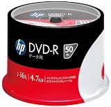 HP �f�[�^�pDVD-R 4.7GB 16�{���Ή� �z���C�g���C�h�v�����^�u�� 50���X�s���h�� DVD-R4.7HPWBX50SA