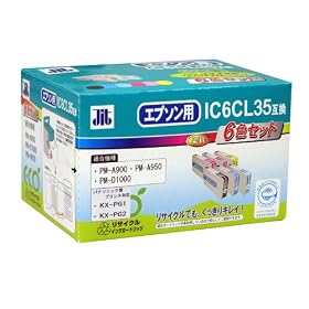 �T�����T�v���C �G�v�\�� EPSON IC6CL35 �Ή� �W�b�g���T�C�N���C���N�J�[�g���b�W  6�F�Z�b�g
