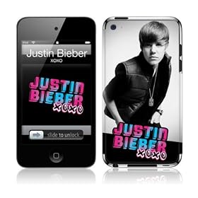 Music Skins iPod Touch (4th Gen) �p�t���ی�t�B���� Justin Bieber - XOXO iPod Touch (4th Gen) MS-JB90201