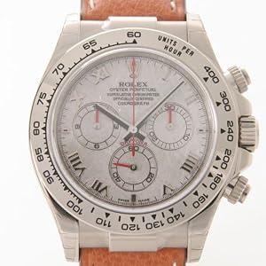 ロレックス Ref.116519 デイトナ WG金無垢 コスモグラフ メテオライト ローマン メンズ