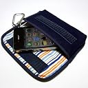 suono ハンドメイド iPhone4S ファブリックケース（ネイビー）