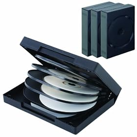 ���A�X DVD�P�[�X 12�����[ x 3�Z�b�g �u���b�N DVD-A010-3BK