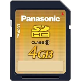 Panasonic SDHC�������[�J�[�h 4GB RP-SDV04GL1K