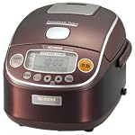 ZOJIRUSHI 真空内釜圧力IH炊飯ジャー 極め炊き 3合 NP-RC05-VB ワインレッド