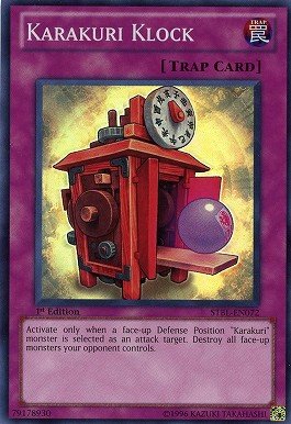 M01 2057 遊戯王 英語版 STBL-EN072 Karakuri Klock 時限カラクリ爆弾 (スーパーレア) 1st Edition
