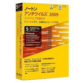Norton AntiVirus 2009 �X���[���I�t�B�X�p�b�N 5���[�U�[