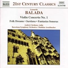 Violin Concerto 1 / Folk Dreams / Sardana