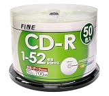 FINE CD-R700MB���f�[�^�p�m�[�}���z���C�g�v�����^�u��52�{���X�s���h���P�[�X50������ FCR52X50PW