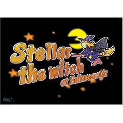 �p�ꎆ�ŋ� Stellar the witch at Halloween night