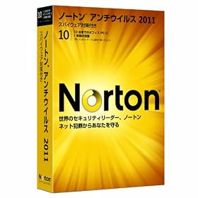 Norton AntiVirus 2011 �I�t�B�X�p�b�N 10PC