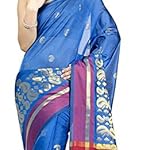 Multi Banarasi Cotton Silk Saree With blouse piece