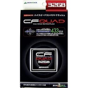 �O���[���n�E�X 433�{��(65MB/s)�n�C�X�s�[�h�R���p�N�g�t���b�V�� 32GB GH-CF32GFX