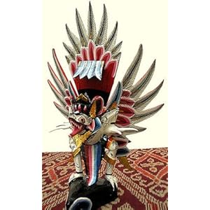 【クリックで詳細表示】ガルーダ L [H.50cm] ホワイト アジアン雑貨