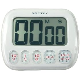DRETEC �f�W�^���^�C�}�[ �u�X�E�B�[�c�v �z���C�g T-154WT