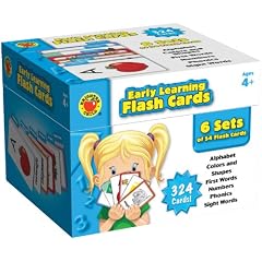 Brighter Child Early Learning Flash Cards: Alphabet, Colors and Shapes, First Words, Numbers, Phonics, Sight Words