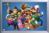 Poster encadré(e): Nintendo - Ensemble Des Acteurs (91 x 61cm)