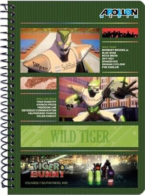  TIGER & BUNNY A6リングノート ワイルドタイガー