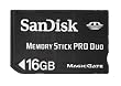 SanDisk MemoryStick Pro Duo 16GB SDMSPD-016G-J95