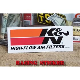 K&N���S �X�e�b�J�[ �V�[�� �G�A�t�B���^�[���[�J�[