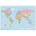 ���E�n�}�@World Map�@�|�X�^�[ (110527) [�������ၕ�z�r�[]