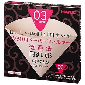 �n���I V60�p�y�[�p�[�t�B���^�[�݂��炵 1~6�t�p