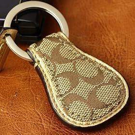 (COACH/�R�[�`)�V�O�l�`���[ �e�B�A�[�Y�h���b�v�L�[�z���_�[�i�u���E���~�S�[���h�j