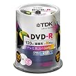 TDK �^��pDVD-R �f�W�^�������^��Ή�(CPRM) 1-16�{�� �C���N�W�F�b�g�v�����^�Ή�(�z���C�g�E���C�h) 100���X�s���h�� DR120DPWC100PU-AM
