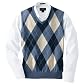 �j�b�g�x�X�g�i���F�X�g�j���W�߂Ă݂܂���: Eddie Bauer Cotton/Wool V-neck Argyle Sweater Vest
