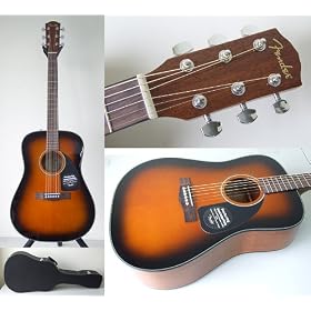 FENDER CD-60 V2 Sunburst �A�R�[�X�e�B�b�N�M�^�[