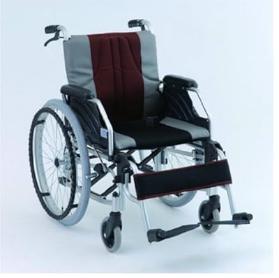 モジュール式車いす（アルミ製・介助用ブレーキ付き）HTB-22MS-COCOA（ココア）