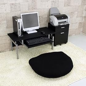 PC DESK LOW TYPE�i���[�^�C�v�p�\�R���f�X�N�j �u���b�N CT-2650BK