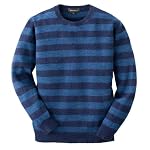 Eddie Bauer(エディー・バウアー) 長袖ストライプクルーネックセーター