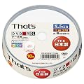 ���z�U�d�� That's DVD-R�f�[�^�p 8�{��8.5GB �Ж�2�w���C�h�v�����^�u�� �X�s���h���P�[�X10���� DR-85WWY10BA