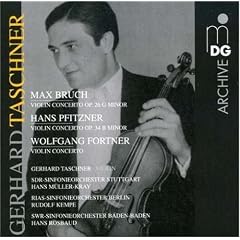 Bruch, Pfitzner, Fortner: Violin Concertos