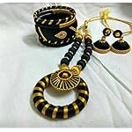 Black Traditional Jewellery Set