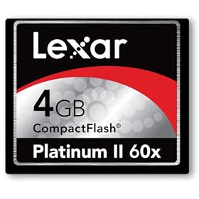 Lexar �R���p�N�g�t���b�V�� 60�{�� PlatinumII 4GB CF4GB-60-810