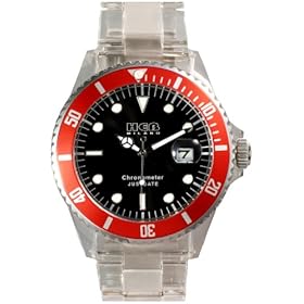 【クリックで詳細表示】[ヘブミラノ]HEB MILANO 腕時計 J BASIC BIG BLACK/RED 18000ALLS00013 メンズ [正規輸入品]