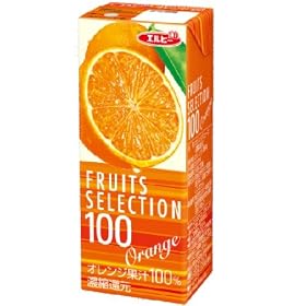 �G���r�[ �t���[�c�Z���N�V���� �I�����W100% 200ml�~24�{