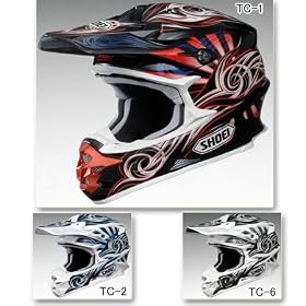 �V���[�G�C(SHOEI) VFX-W ILLUSION TC-1 (RED/BLACK) L 59-60cm