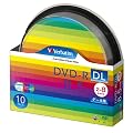 �O�H���w���f�B�A Verbatim DVD-R DL 8.5GB 1��L�^�p 2-8�{�� �X�s���h���P�[�X 10���p�b�N ���C�h����Ή� �z���C�g���[�x�� DHR85HP10SV1